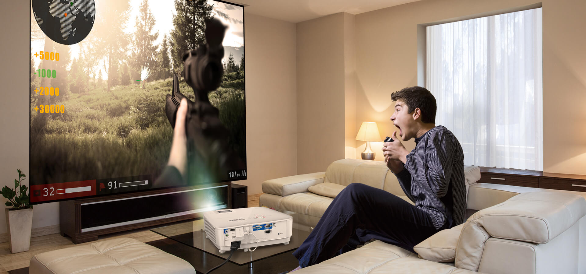 3 причины купить вместо телевизора проектор